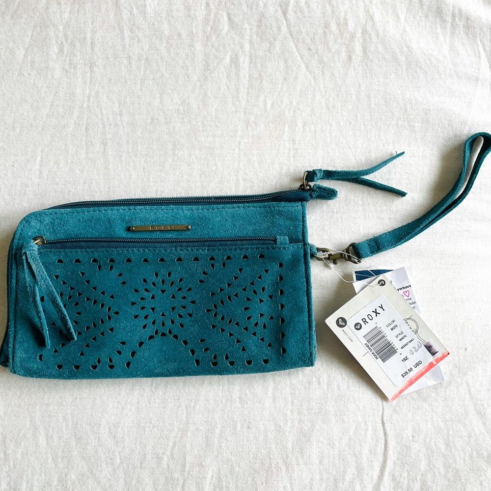 Roxy Turquoise Clutch